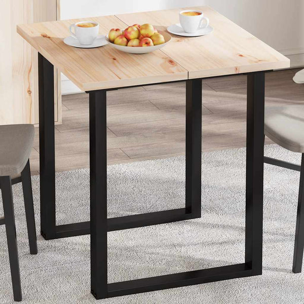 vidaXL Dessus de table 2 pcs 70x35x2,5 cm Rectangulaire Bois de pin massif
