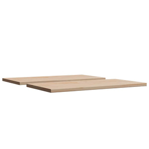 Massivholz Tischplatten Kiefer 80x40 cm, 2er Set