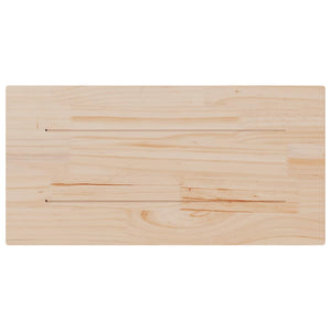 Massivholz Tischplatten Kiefer 80x40 cm, 2er Set
