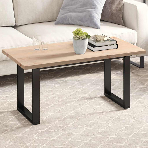 Massivholz Tischplatte Kiefer 100x50 cm
