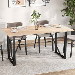 vidaXL Plateaux de table 3 pcs 80x53x2,5 cm Rectangulaires Bois de pin massif