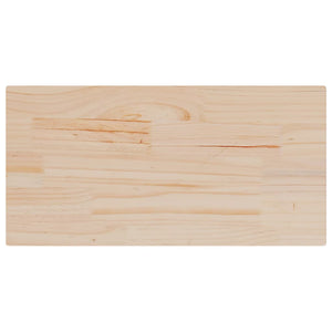 vidaXL Plateaux de table 4 pcs 90x45x2,5 cm Rectangulaires Bois de pin massif