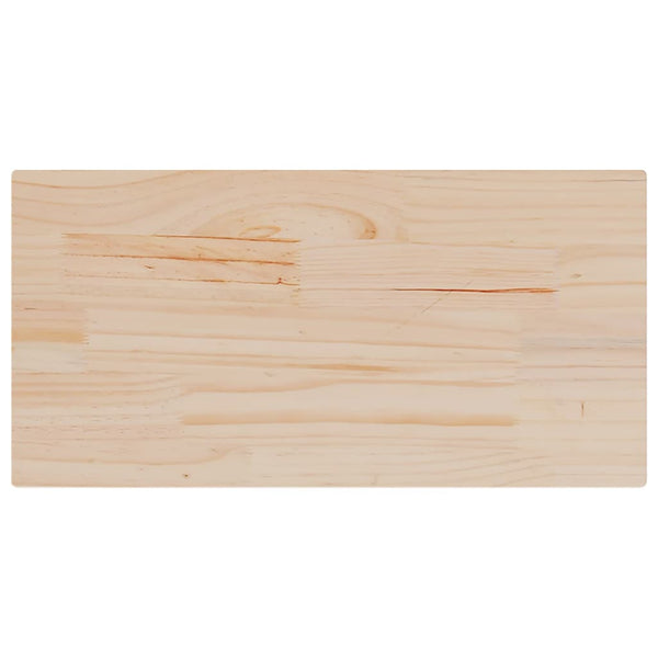 vidaXL Plateaux de table 4 pcs 90x45x2,5 cm Rectangulaires Bois de pin massif