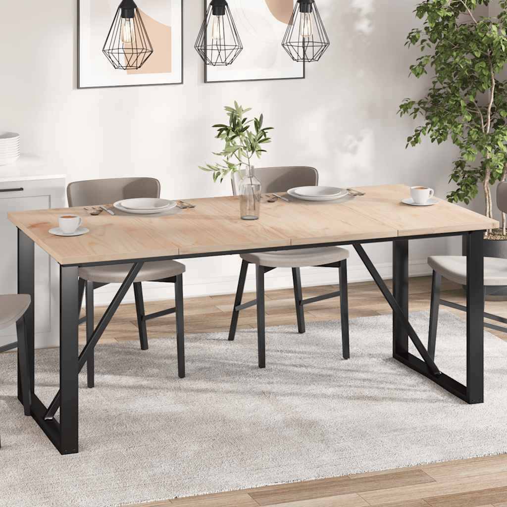 vidaXL Plateaux de table 4 pcs 90x45x2,5 cm Rectangulaires Bois de pin massif
