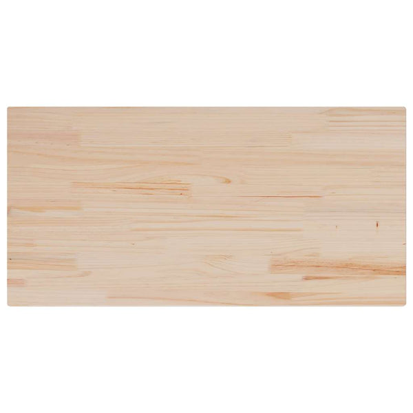 Massivholz Tischplatten Kiefer 100x50 cm, 4er Set