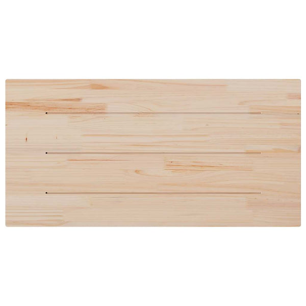 Massivholz Tischplatten Kiefer 100x50 cm, 4er Set