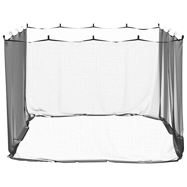 Moskitonetz für Pavillon, 300x300x200cm, Schwarz