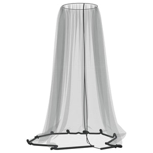 Moskitonetz für Sonnenschirm, Schwarz, Ø300cm