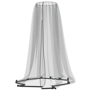 Moskitonetz für Sonnenschirm, Schwarz, Ø300cm