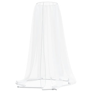 Moskitonetz für Sonnenschirm Weiß Φ300x230 cm