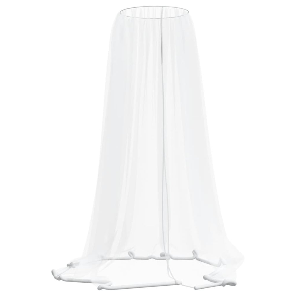Moskitonetz für Sonnenschirm, Weiß, Ø330x250 cm
