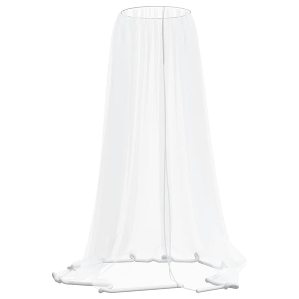 Moskitonetz für Sonnenschirm, Weiß, Ø330x250 cm