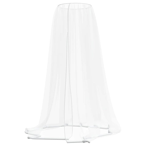 Moskitonetz für Sonnenschirm, Weiß, Ø330x250 cm