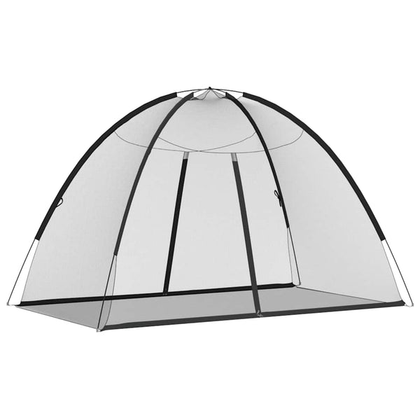 Moskitonetz Zelt Mongolisch Schwarz 200x120x130cm