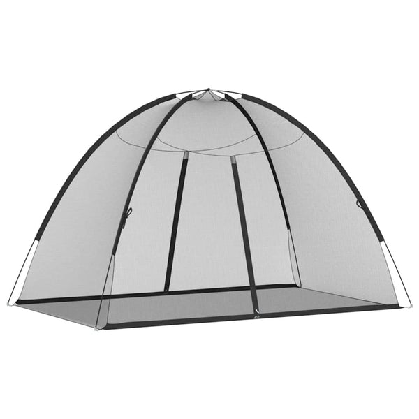Moskitonetz Zelt Mongolisch Schwarz 200x120x130cm