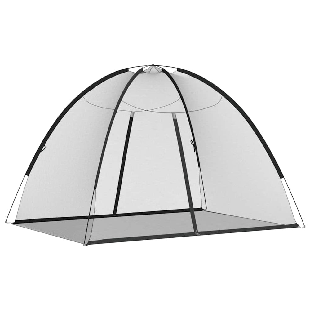 Moskitonetz Mongolisch Schwarz 200x150x140 cm