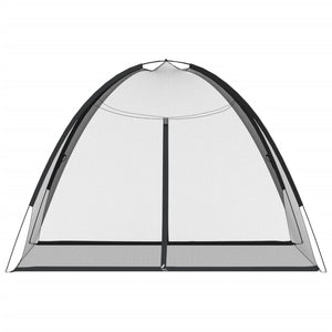 Moskitonetz Mongolisch Schwarz 200x150x140 cm