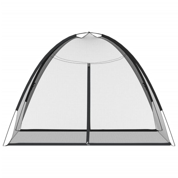Moskitonetz Mongolisch Schwarz 200x150x140 cm