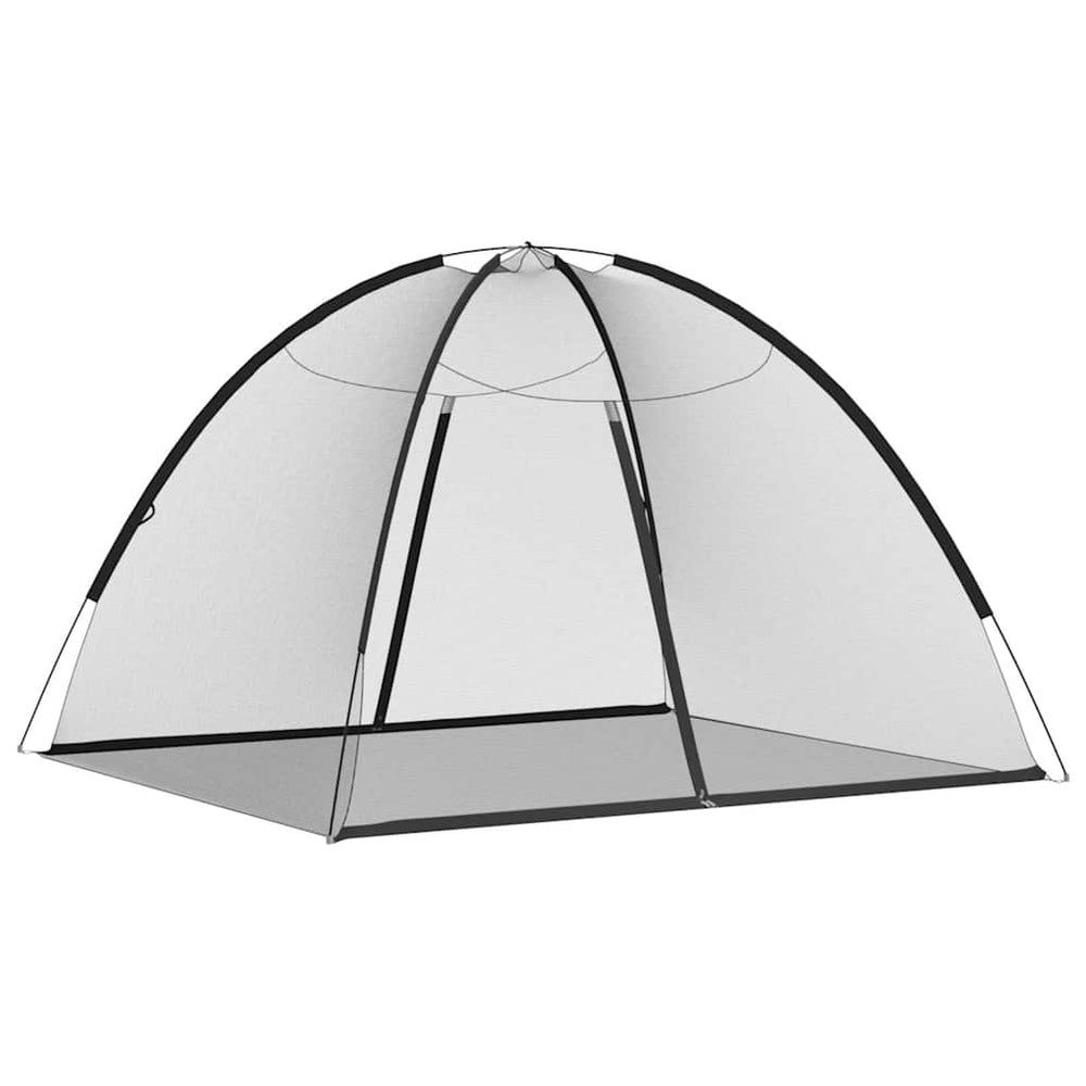 Moskitonetz Zelt Mongolisch Schwarz 200x180x135cm