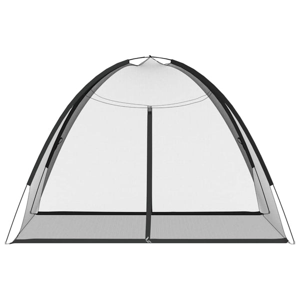 Moskitonetz Zelt Mongolisch Schwarz 200x180x135cm