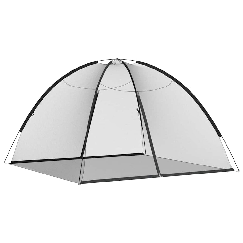 Moskitonetz Zelt Mongolisch Schwarz 200x200x135cm