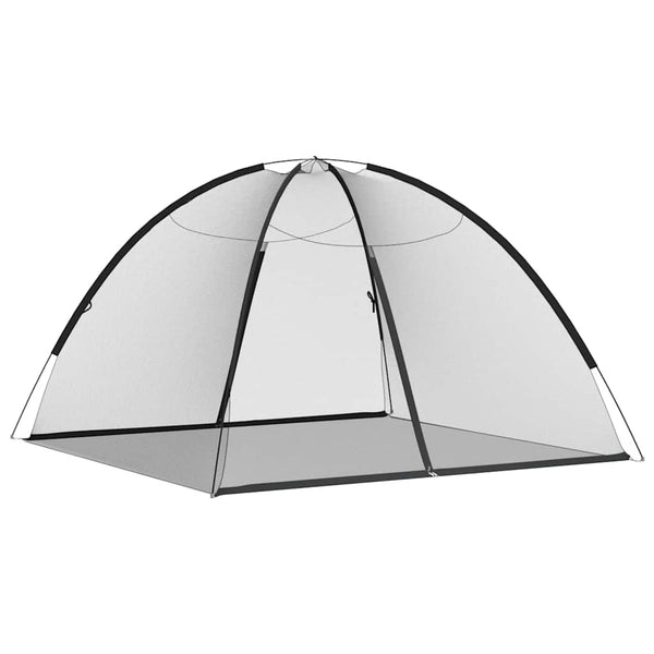 Moskitonetz Zelt Mongolisch Schwarz 200x200x135cm