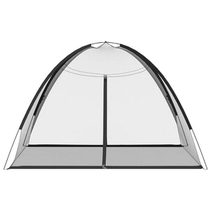 Moskitonetz Zelt Mongolisch Schwarz 200x200x135cm