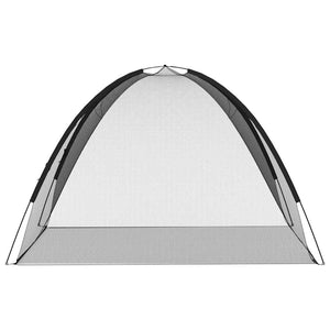 Moskitonetz Zelt Mongolisch Schwarz 200x200x135cm