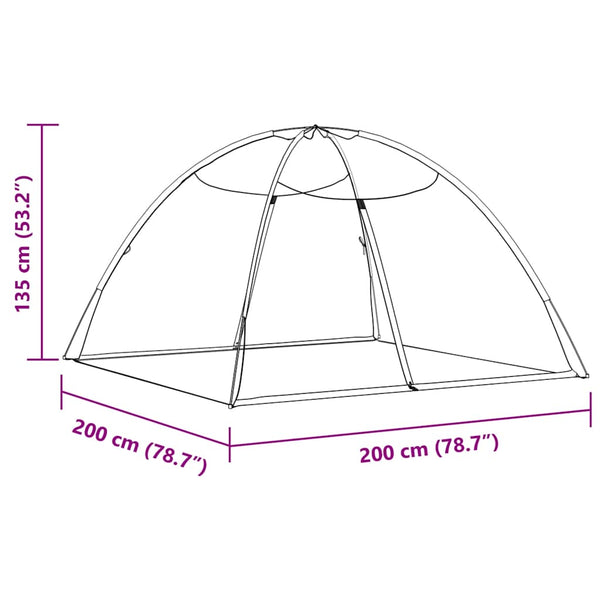 Moskitonetz Zelt Mongolisch 200x200x135cm