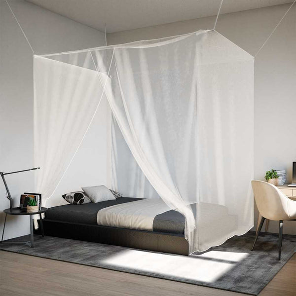 Moskitonetz zum Aufhängen, Weiß, 220x120x150 cm