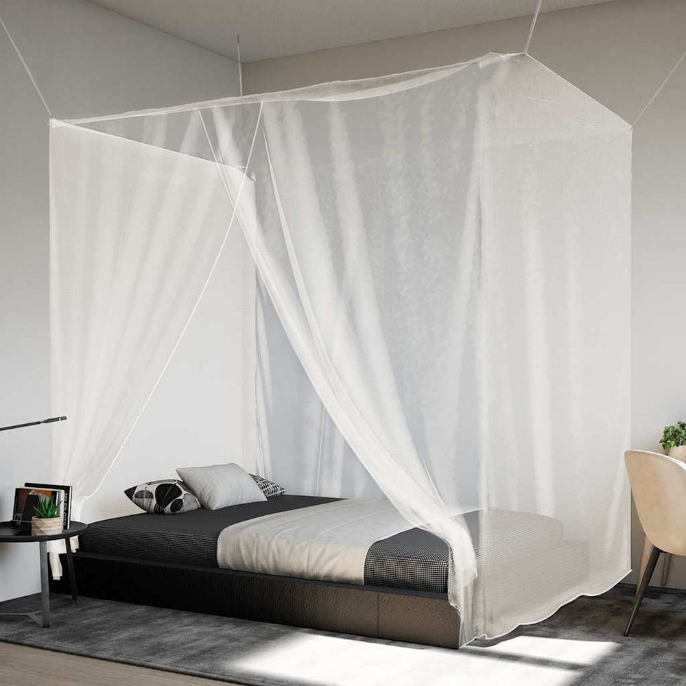 Moskitonetz zum Aufhängen, 220x180x180 cm, Weiß