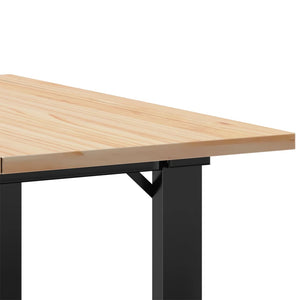 Couchtisch Kiefer Massivholz 60x60 cm