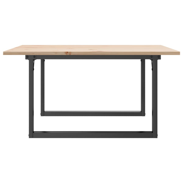 Couchtisch Kiefer Massivholz 80x80 cm