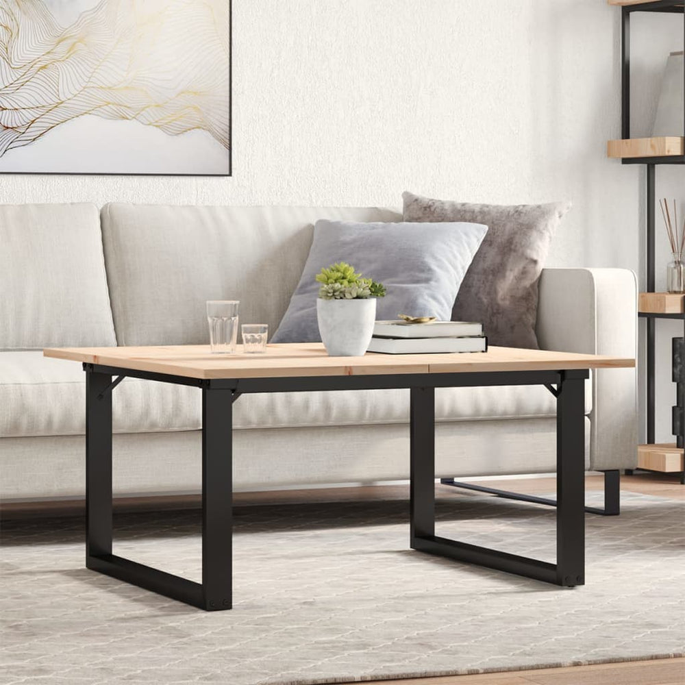 Couchtisch Kiefer Massivholz 80x80 cm