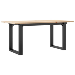 Couchtisch Kiefer Massivholz & Stahl 100x50 cm