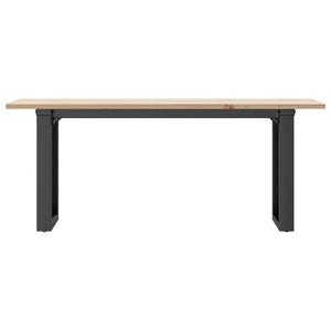 Couchtisch Kiefer Massivholz & Stahl 110x40 cm