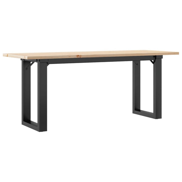 Couchtisch Kiefer Massivholz & Stahl 110x40 cm