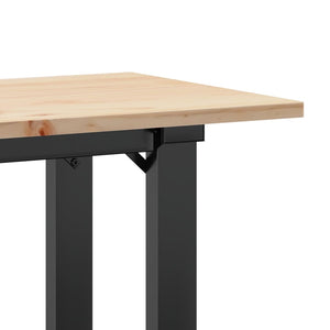 Couchtisch Kiefer Massivholz & Stahl 110x40 cm