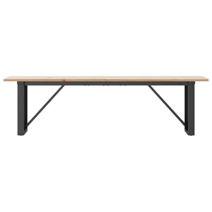 Couchtisch Kiefer Massivholz & Stahl 160 cm