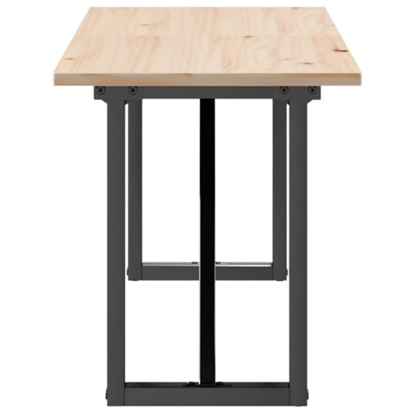 Couchtisch Kiefer Massivholz & Stahl 160 cm