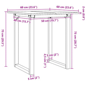 Esstisch Kiefer Massivholz 60x60 cm