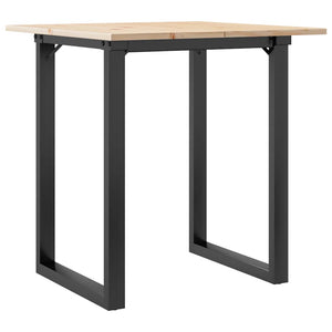 Esstisch Kiefer Massivholz & Stahl 70x70 cm