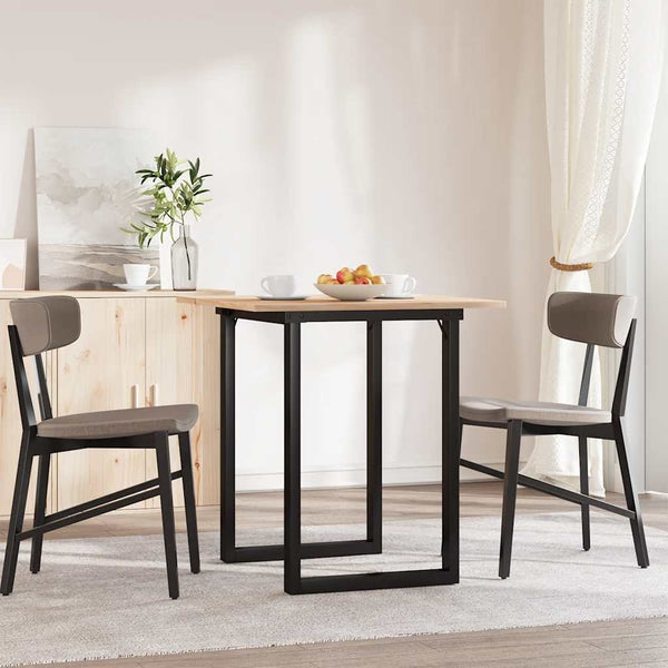 Esstisch Kiefer Massivholz & Stahl 70x70 cm