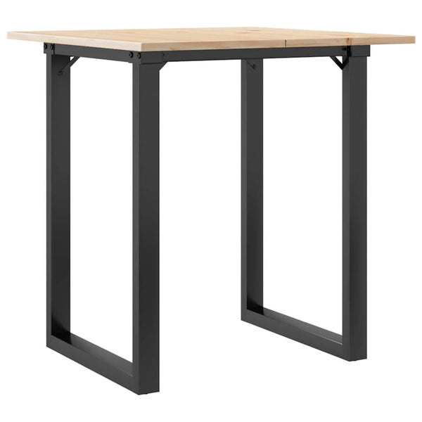 Esstisch Kiefer Massivholz & Stahl 70x70 cm