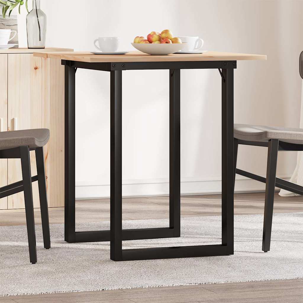 Esstisch Kiefer Massivholz & Stahl 70x70 cm