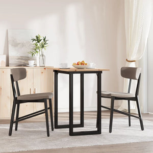 Esstisch Kiefer Massivholz & Stahl, 80x50 cm