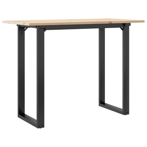 Esstisch Kiefer Massivholz & Stahl, 100x50 cm