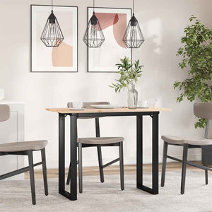 Esstisch Kiefer Massivholz & Stahl, 100x50 cm