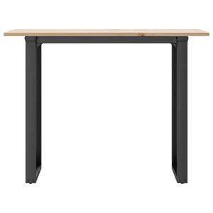 Esstisch Kiefer Massivholz & Stahl, 100x50 cm