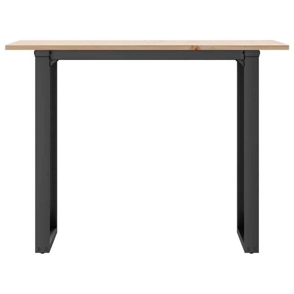 Esstisch Kiefer Massivholz & Stahl, 100x50 cm